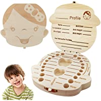 Los mejores  - Ealicere Cajas para Dientes de Bebé -Caja Dientes --Caja para Guardar Dientes para Niños y Niñas -Caja Para Dientes de…